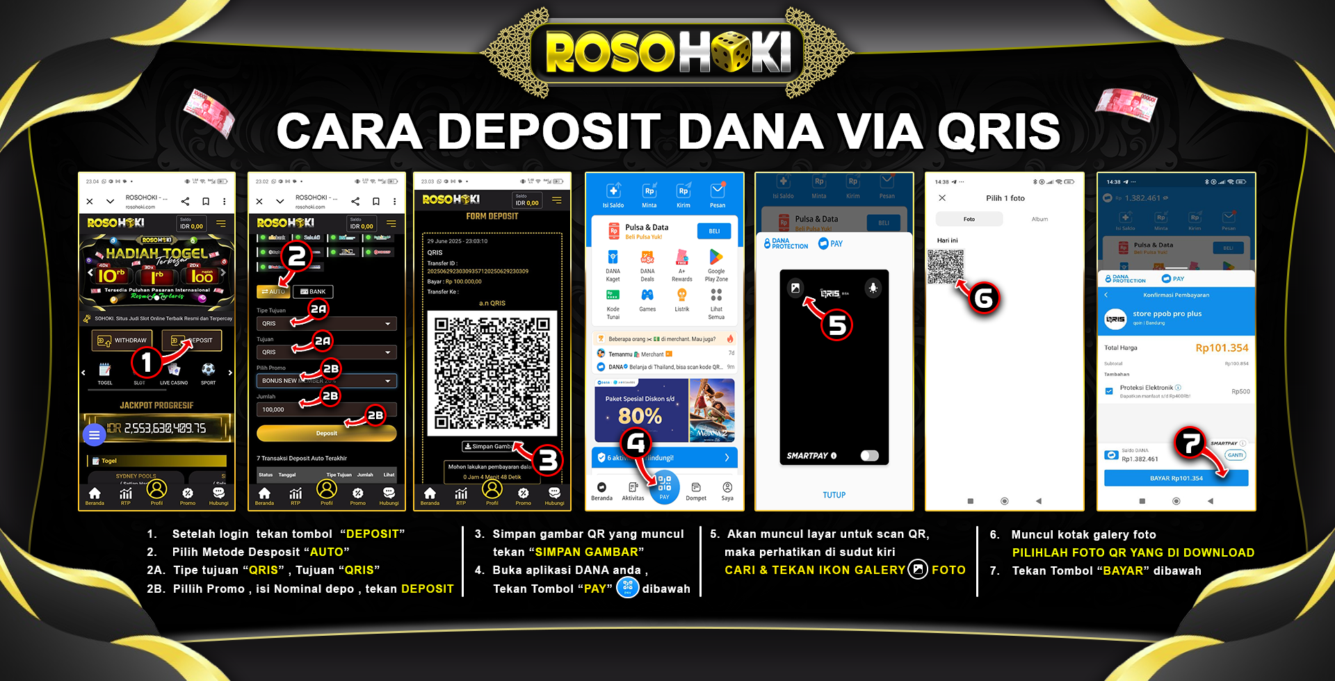 CARA DEPOSIT DANA